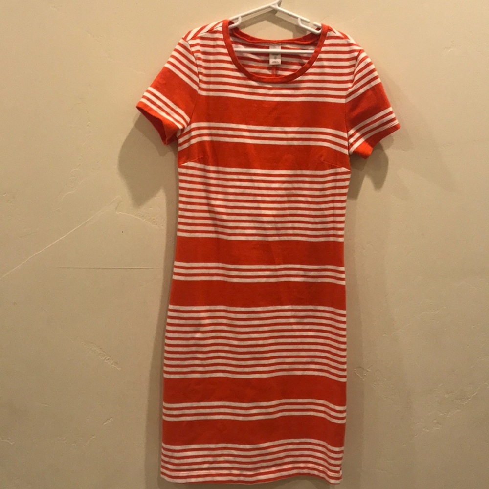 Striped t shirt dress